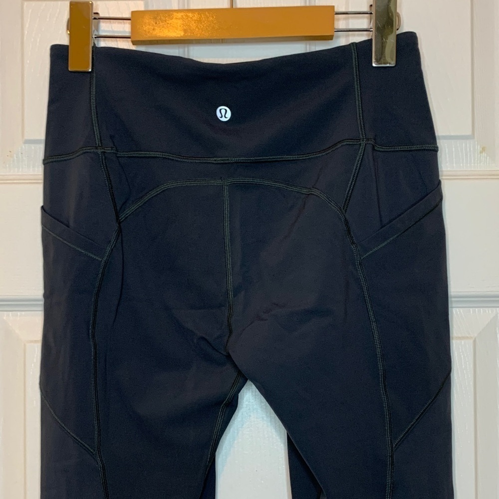 Lululemon Athletica Charcoal Leggings - Picture 3 of 10